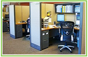 Organized Work Area after Office Cleaning - Columbia, MD
